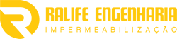 Ralife Engenharia - Logo Amarelo - Projetos de Impermeabilização