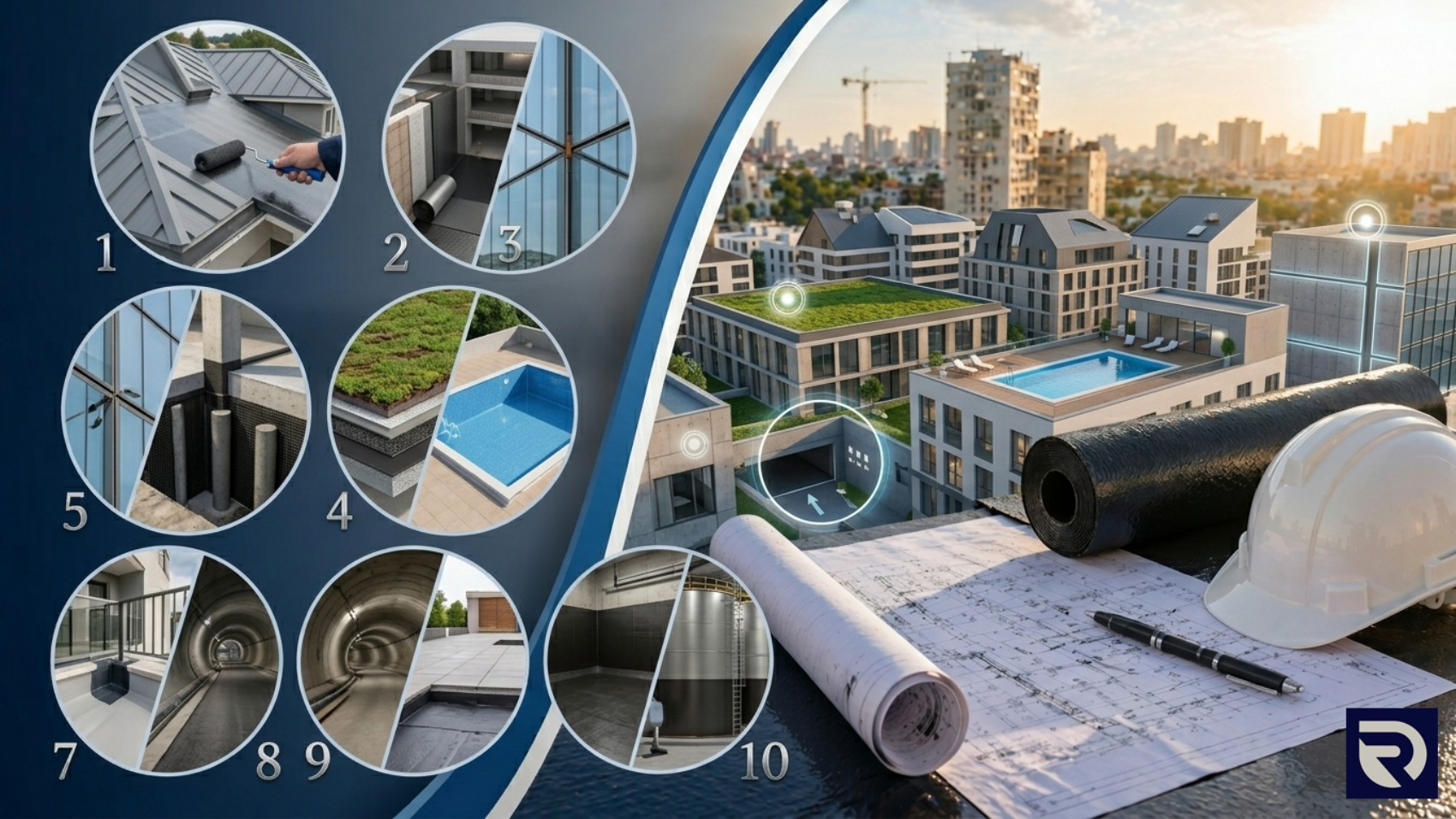 10 Exemplos de Aplicações de Impermeabilização em Diferentes Tipos de Edificações