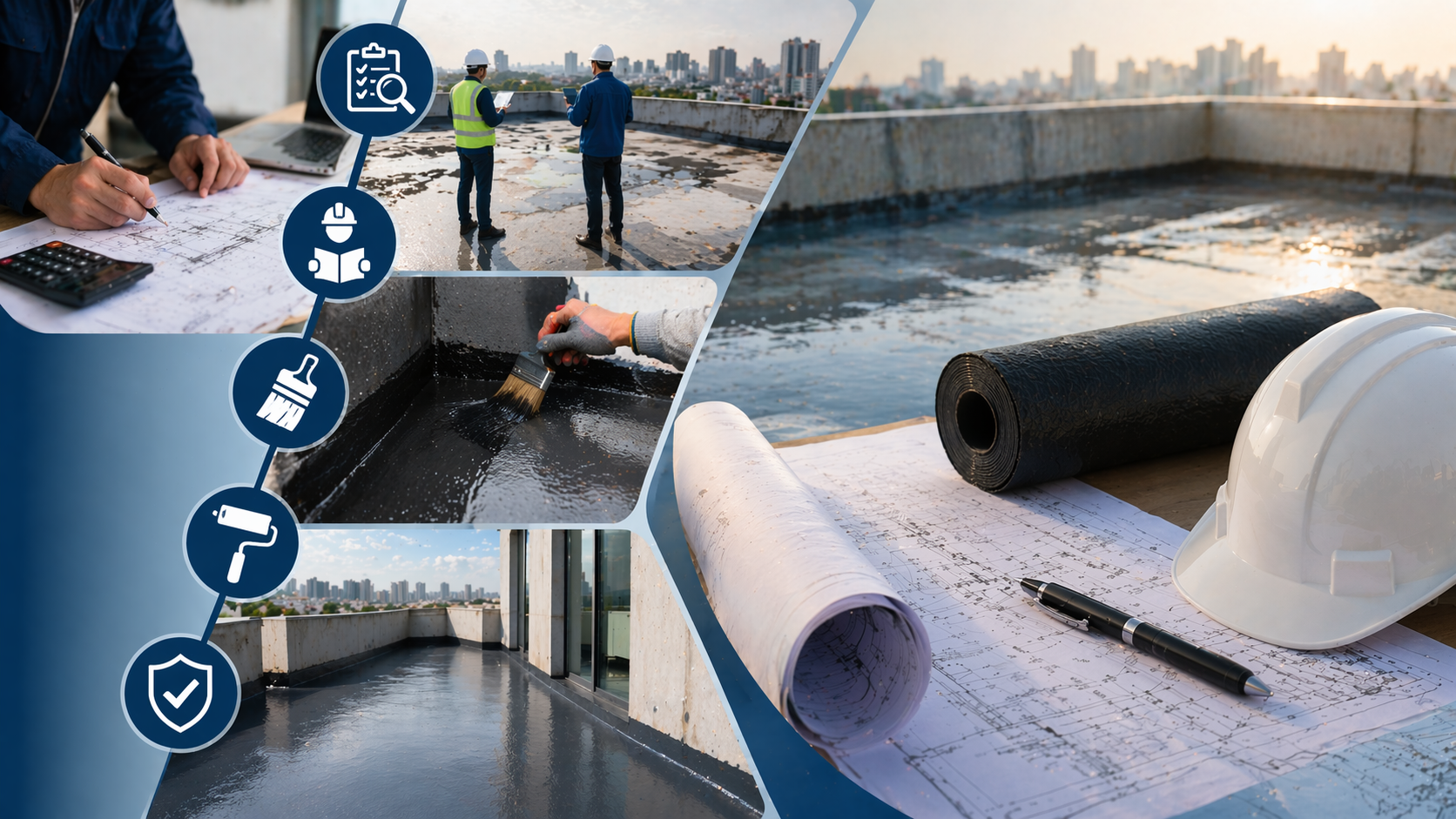 Etapas do Projeto de Impermeabilização