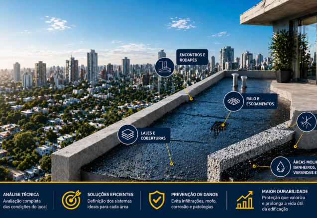 Projeto de Impermeabilização Viabilidade e Necessidades – Identificação das Áreas Críticas e Necessidades Específicas