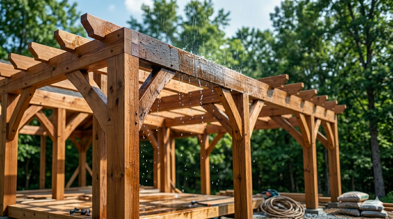 Proteção de Estruturas de Madeira contra Umidade
