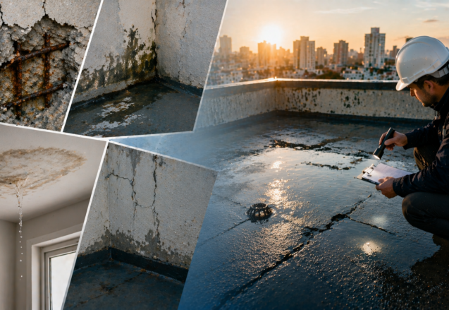 Visão Geral dos Problemas Comuns Causados pela Falta de Impermeabilização Adequada
