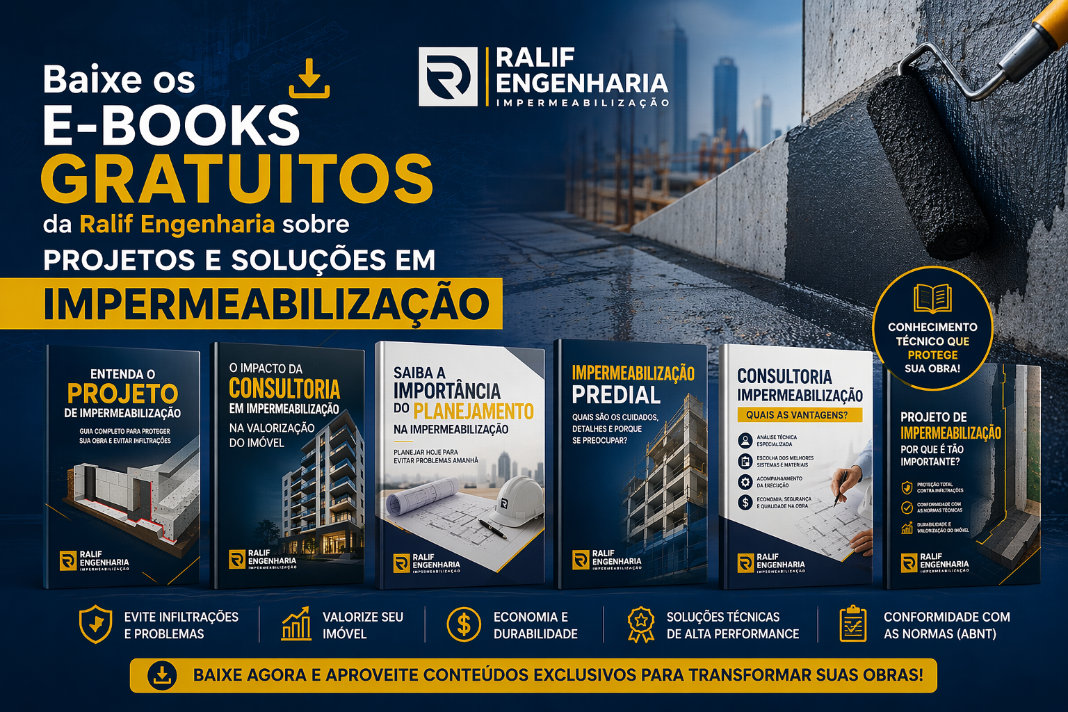 Projetos de Impermeabilização - ebooks Ralif Engenharia